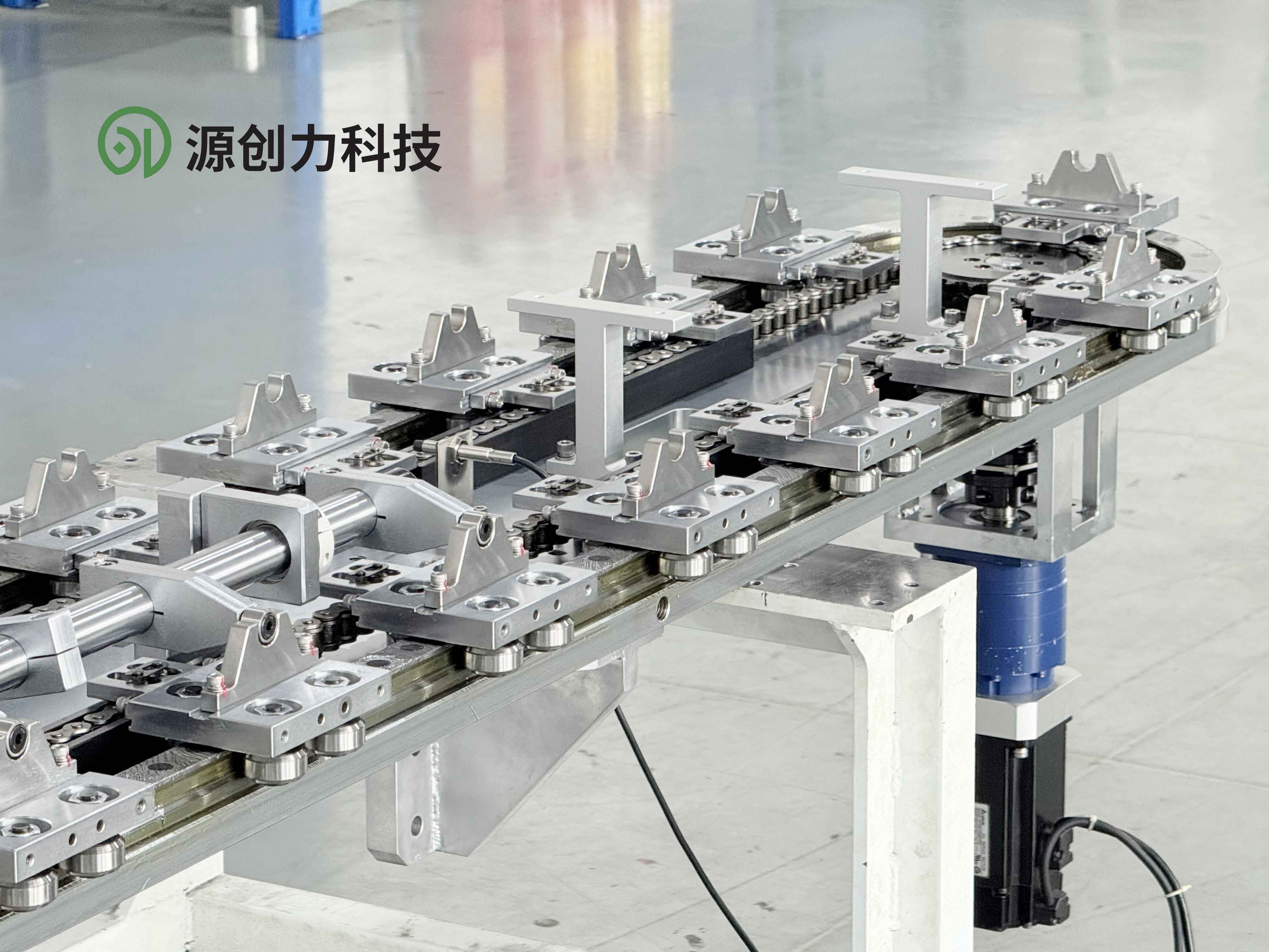 椭圆链式环形导轨输送线